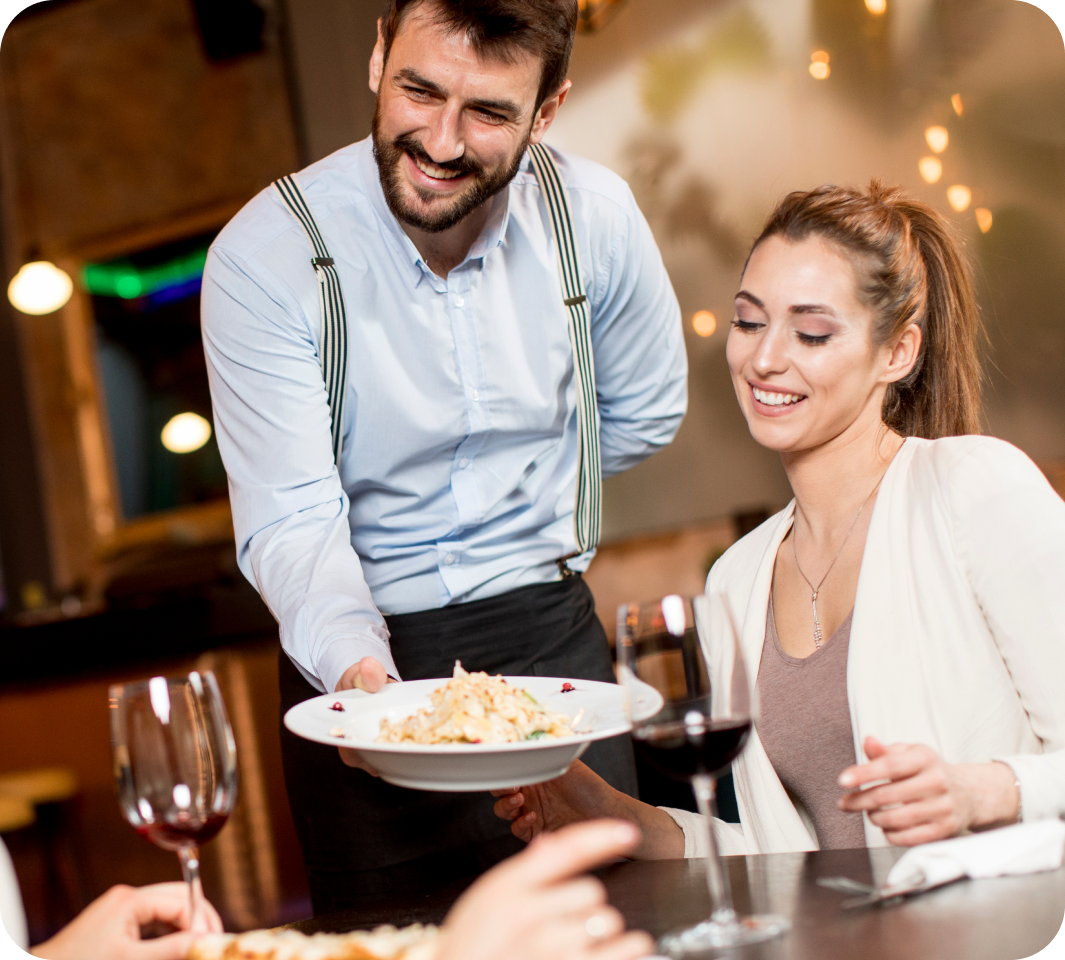 Close-up of AB POS display screen